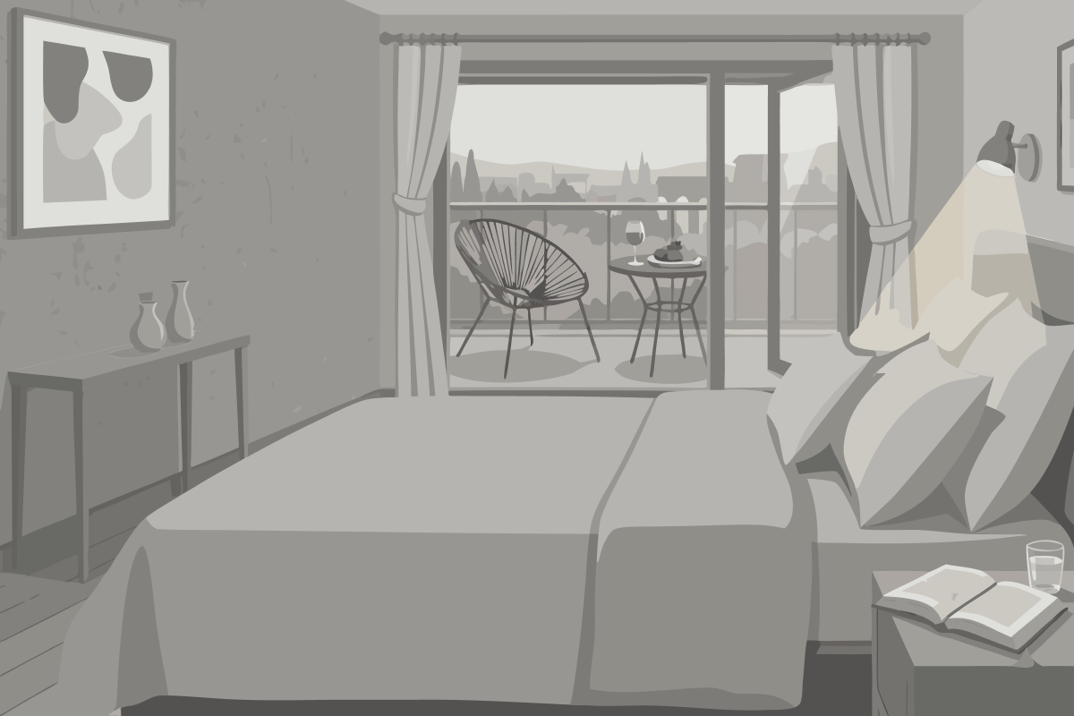 Suite con vistas a la piscina